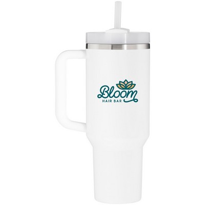 40 oz Stanley Quencher H2.0 FlowState Stainless Steel Water Bottle (Frost)